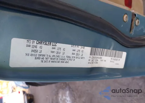 2009 Chrysler 300 Limited z USA, uszkodzony, nr VIN 2C3KA33V69H543994